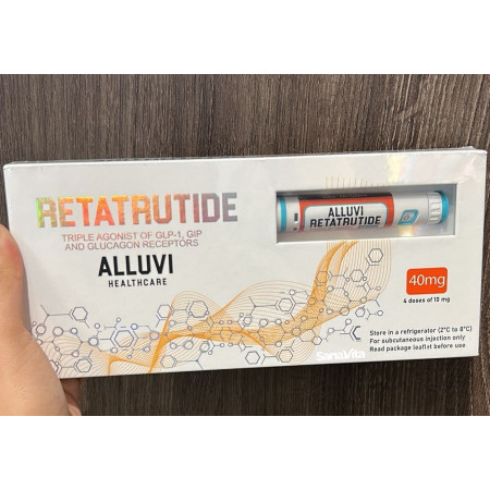 RETATRUTIDE ALLUVI 40MG 4X10MG   12 AGULHAS