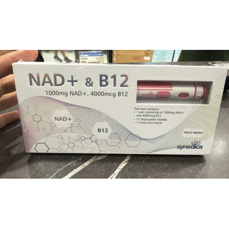 NAD+&B12 SYNEDICA LAB1000MG NAD+4000MCG B12