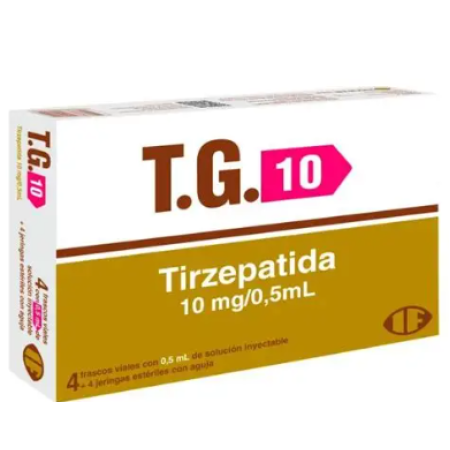 TG 10  TIRZEPATIDA 10.0MG/0,5 ML 4 FRASCOS