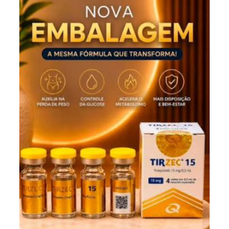 TIRZEC 15MG (4 AMPOLAS) 15MG/0.5ML |QUIMFA|