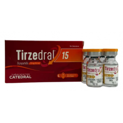 TIRZEDRAL 4 AMPOLAS 15MG