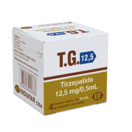 TG 12.5MG (4 AMPOLAS)